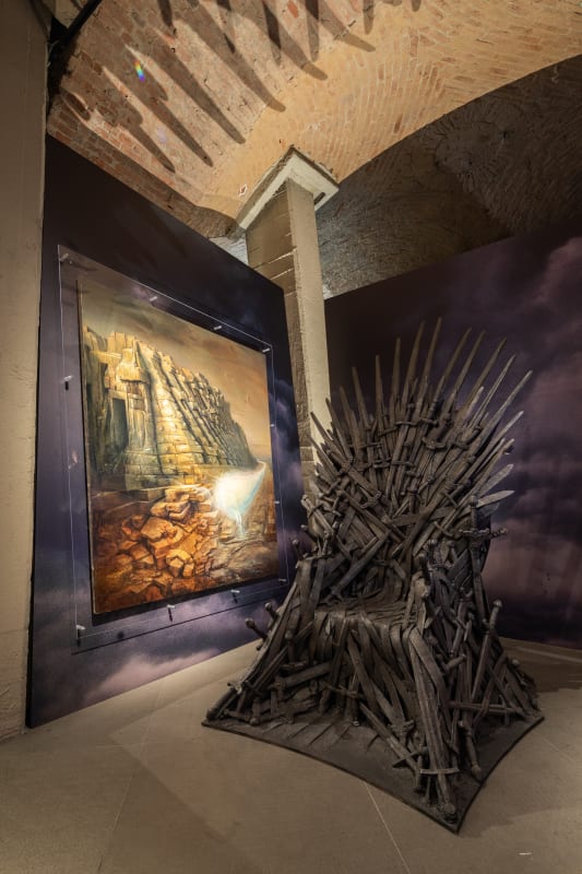 Agostino Arrivabene, L'angelo sterminatore III, Oil on linen, 200 x 170 cm
