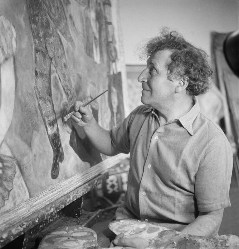 Marc Chagall, Frankrike, 1934. Photo ©️ Roger Viollet