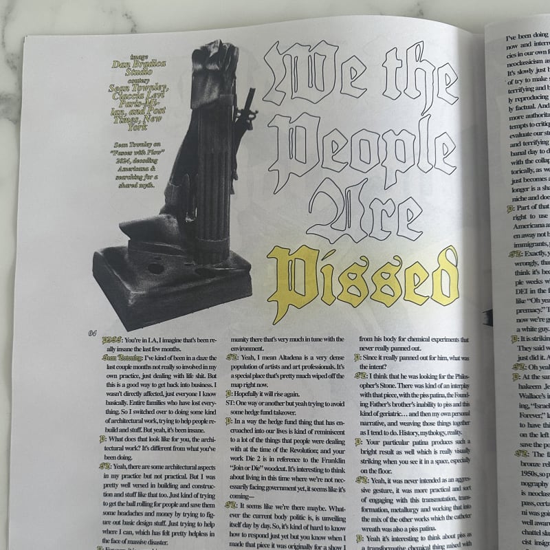 PISS Magazine Interview with Sean Townley