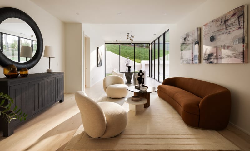 Interior of a room in a luxury home in Atlanta, GA.