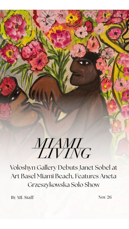 Voloshyn Gallery Debuts Janet Sobel at Art Basel Miami Beach, Features Aneta Grzeszykowska Solo Show
