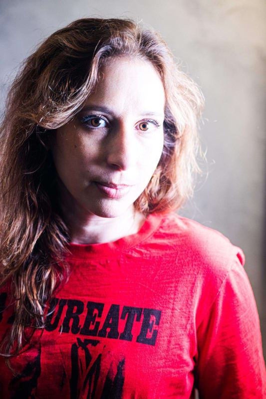 Portrait of Swiss-Algerian artist Nadia Merzoug