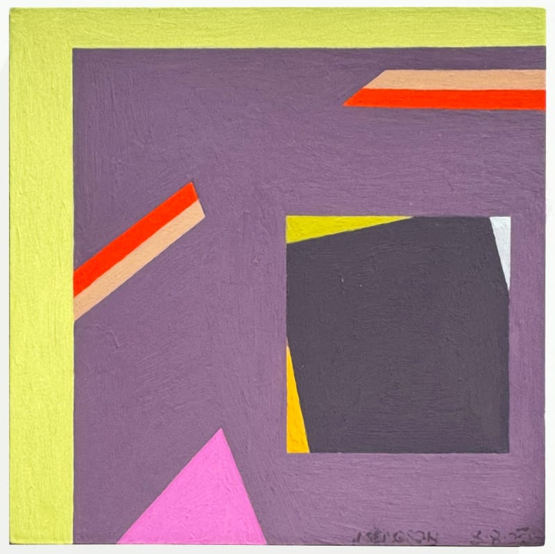 TOO SMALL TO FAIL, oil on panel, 4x4 inches, 2023