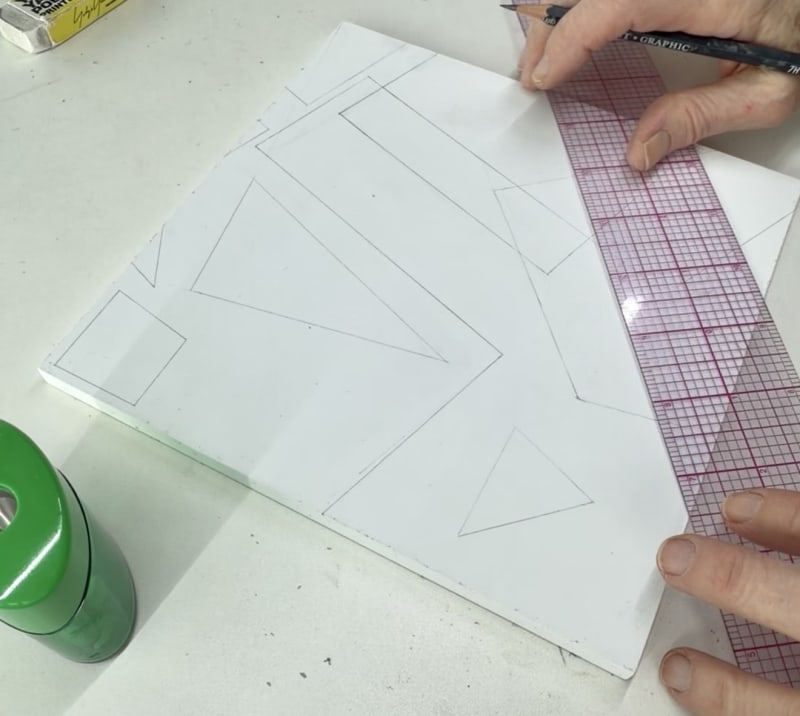 Drawing the Lines for a Painting