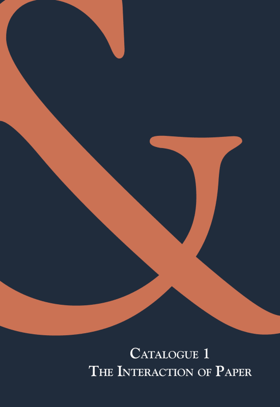 Catalogue 1: Interaction of Paper