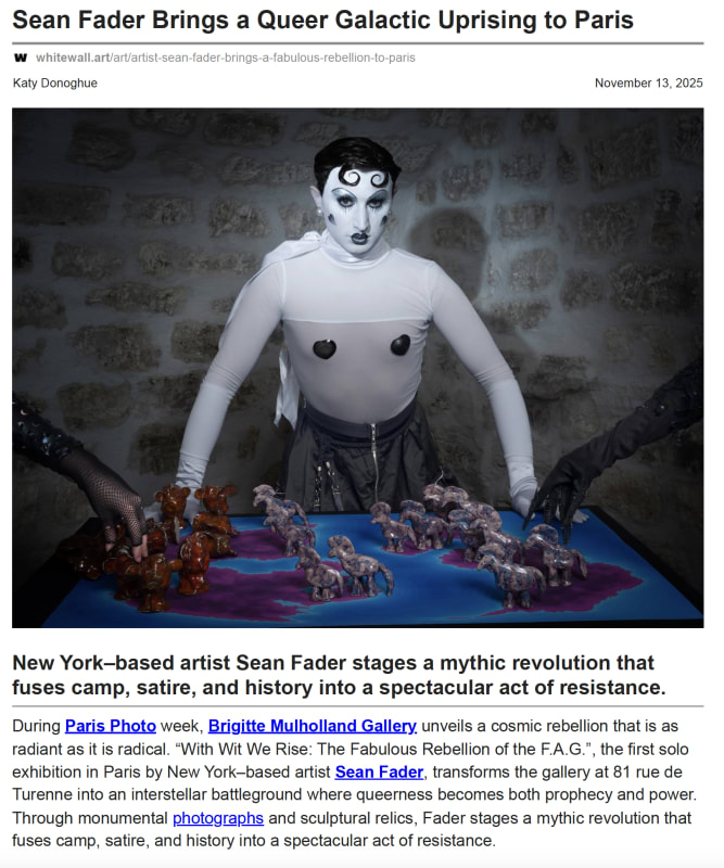 Sean Fader Brings a Queer Galactic Uprising to Paris