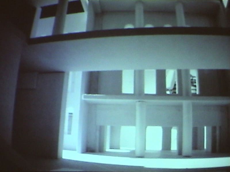 Exhibiting 'Pleasure factory’ '유쾌한 공작소' 전시하기 (2003) A model of exhibition 'Pleasure Factory' in Seoul Museum of Art, 9 video cameras, 9 monitors