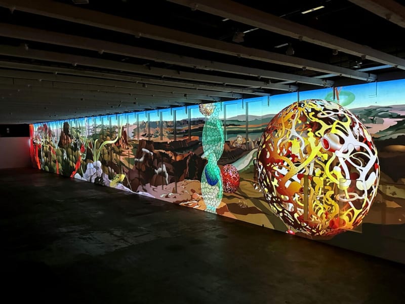 Chris Doyle, The Coast of Industry, 2024, digital animation, sound. Courtesy of the artist.