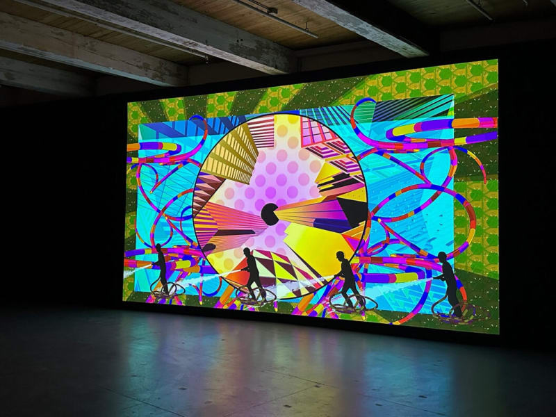 Chris Doyle, Swell, 2017, digital animation, sound. Courtesy of the artist.