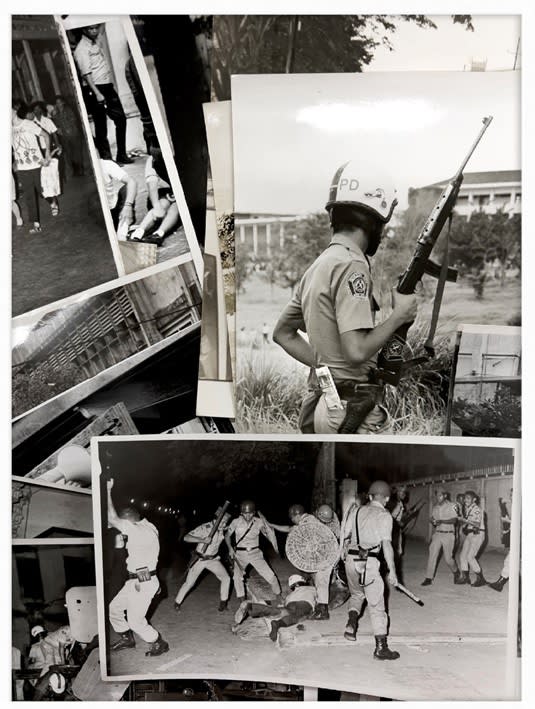 Learning (Rifle Up)” pigment print on Hahnemuhle Baryta, ed. of 8, 2 artist’s proofs 30 x 22.5 in. 2024