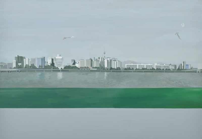 윤정선 한강공원 01 2020 Acrylic on canvas 112x162cm