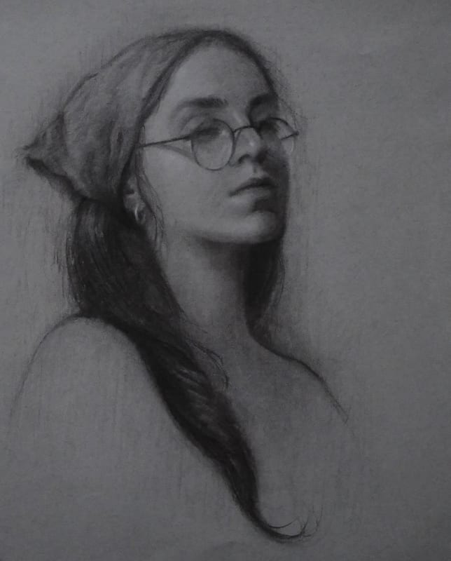 Kathryn Warden, Girl in Headscarf