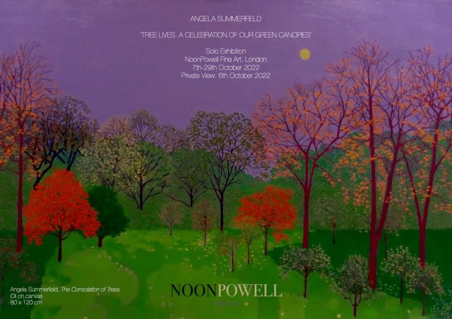 TREE LIVES: A CELEBRATION OF OUR GREEN CANOPIES', Solo Exhibition - Angela Summerfield