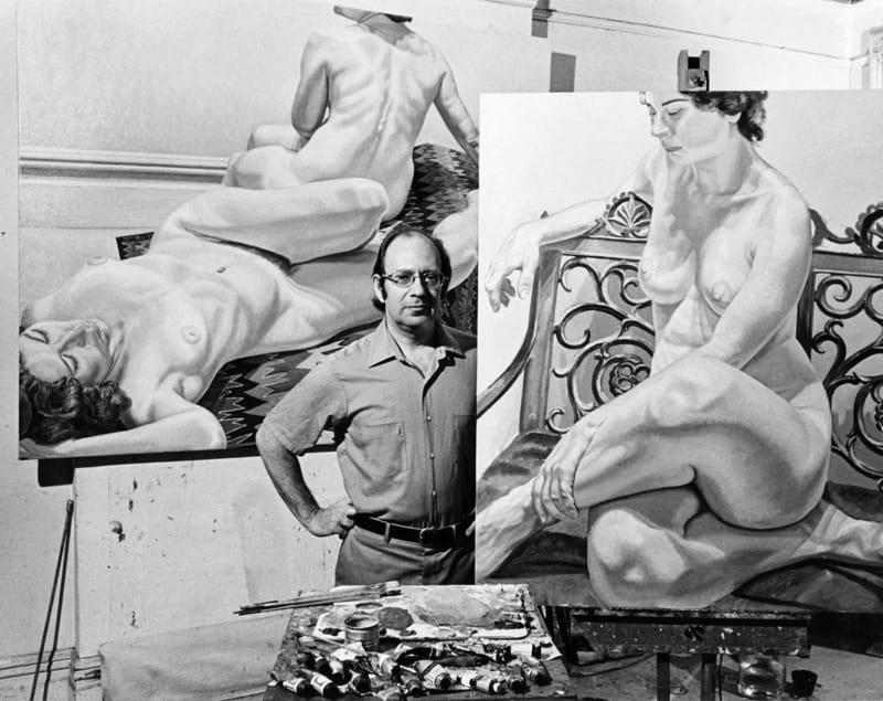 Philip Pearlstein, 1971. Photo © Jack Mitchell