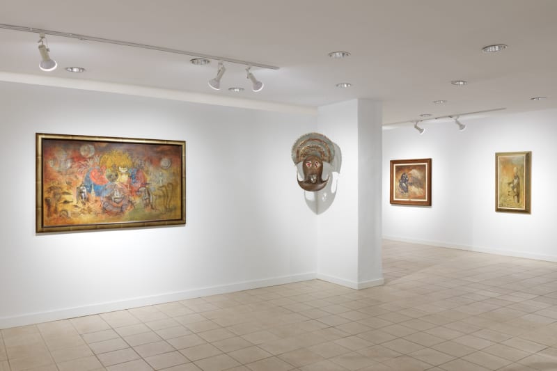 Leonora Carrington: The Story of the Last Egg, installation view, Gallery Wendi Norris Offsite, 926 Madison Avenue, New York, NY, May 23 — June 29, 2019, photography: Dan Bradica.