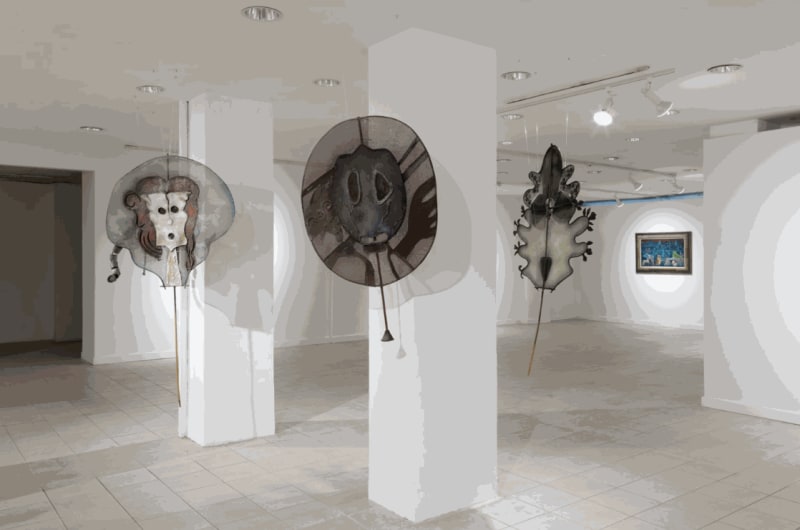 Installation view of ‘Leonora Carrington: The Story of the Last Egg’, Gallery Wendi Norris, San Francisco, 2019. Photograph by Glen Dan Bradica.