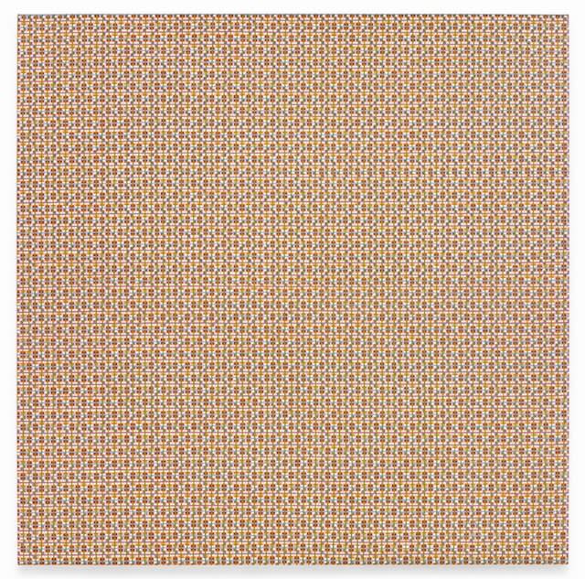 Peter Young, “#5-1977” (1977), acrylic on canvas (all images courtesy Algus Greenspon)