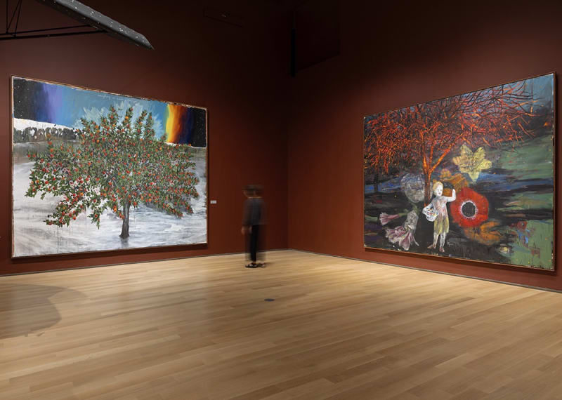 Installation image, The Grief of Almost, The Hood Museum of Art, Dartmouth College, Hanover, New Hampshire, 2024. Image courtesy of the artist's studio.