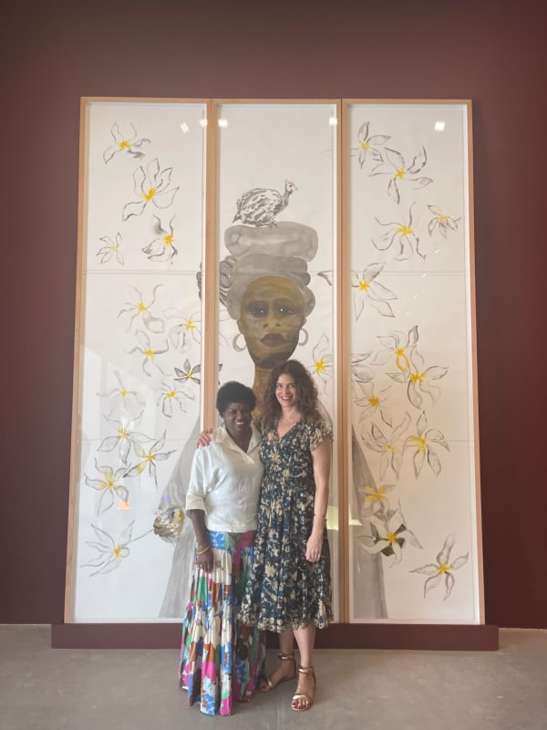 Wendi Norris and María Magdalena Campos-Pons. Courtesy of Gallery Wendi Norris.