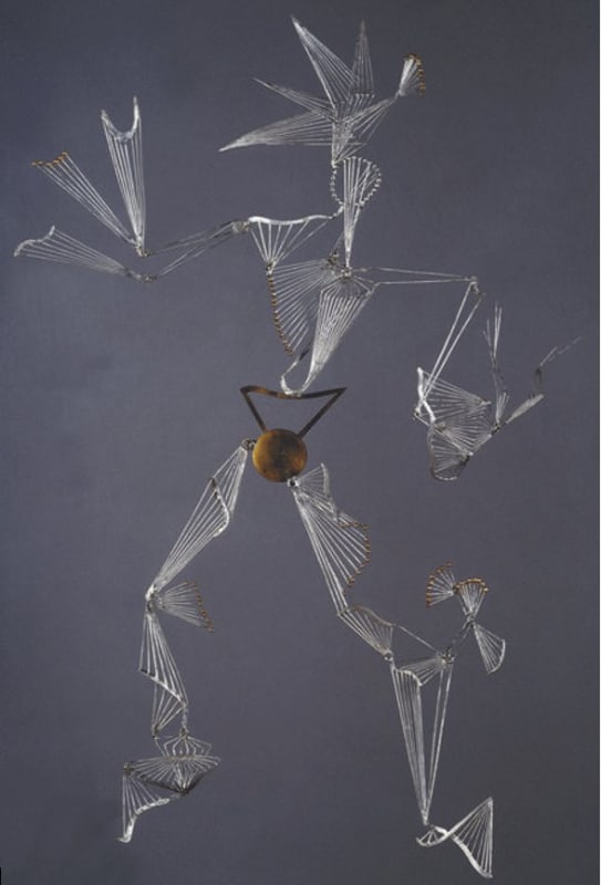 Alice Rahon, Juggler, 1946, wire marionette, Los Angeles County Museum of Art, purchased with funds provided by the Ducommun and Gross Endowment