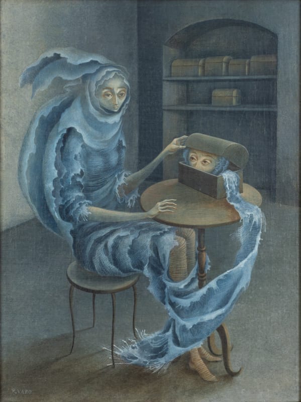 Remedios Varo, Encuentro, 1959, oil on canvas