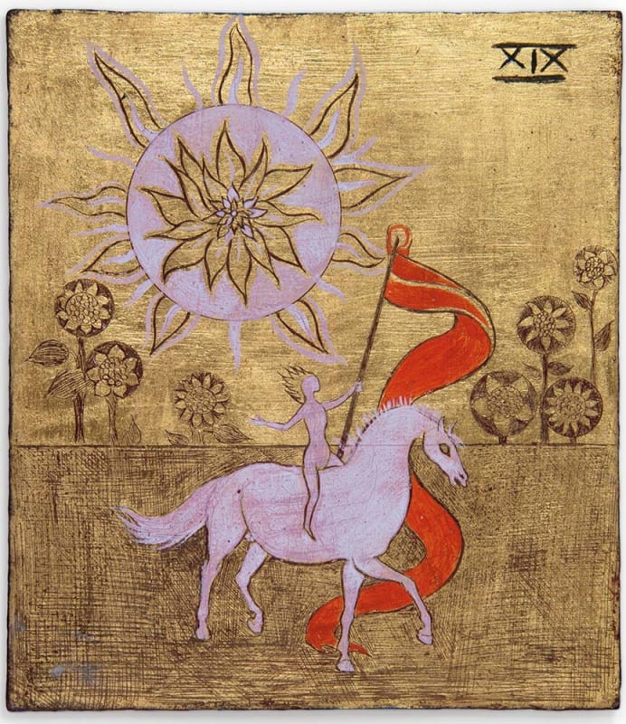 Leonora Carrington, “The Sun (XIX)” (c. 1955) (copyright Estate of Leonora Carrington/ARS, New York)