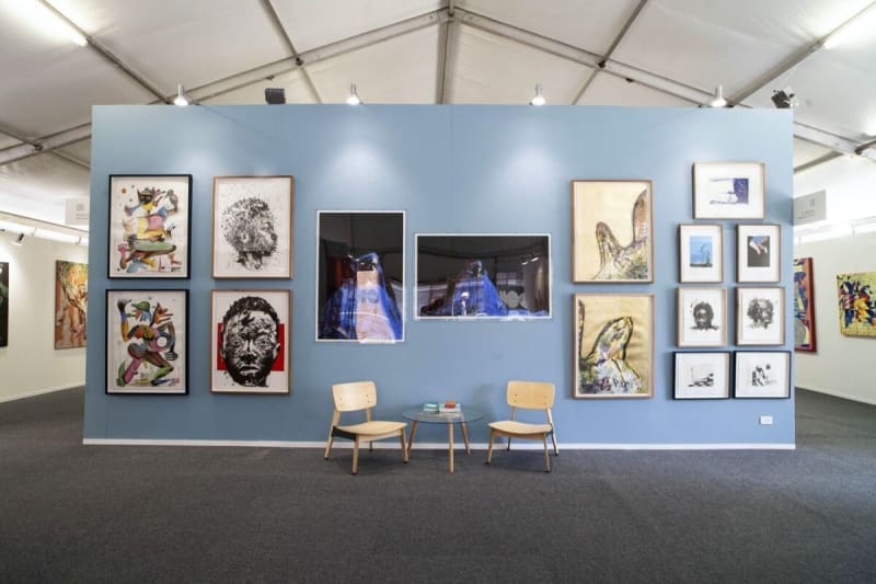 Installation view of LL Editions’s booth at LATITUDES Art Fair, 2019. Courtesy of LATITUDES Art Fair.