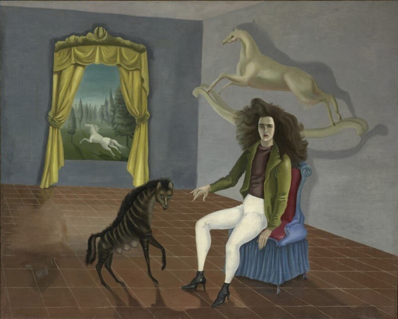 Leonora Carrington, Autoportrait, à l'auberge du Cheval d'Aube, 1937/38The Metropolitan Museum of Art, New York © VG Bild-Kunst, Bonn 2020