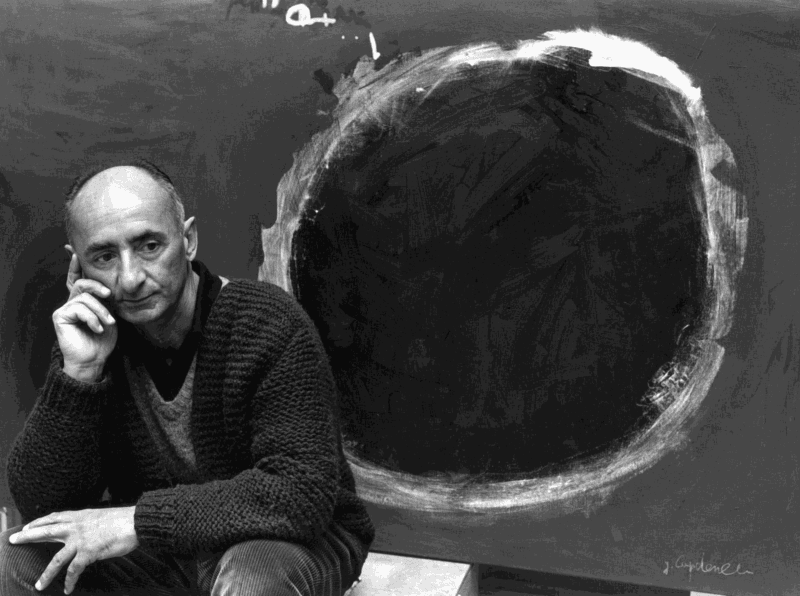 Jean Capdeville à Céret, 1970, photographie Robert Julia, coll. MAMC,