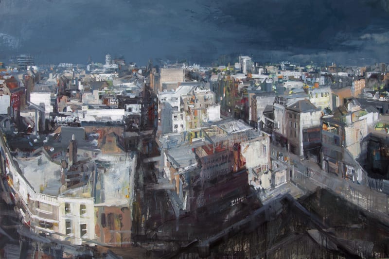 The Middle Watch, 2014 oil on canvas 48 x 72 inches