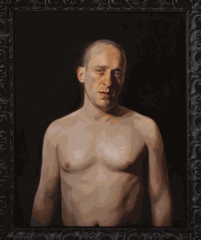 Loribelle Spirovski, Mirror into Mirror, 2021, Oil on linen, 55Ccm x 75cm, 65cm x 85cm (framed)