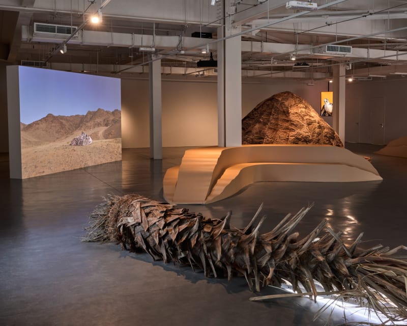 الجبال المتحركة, معرض فردي لعهد العمودي