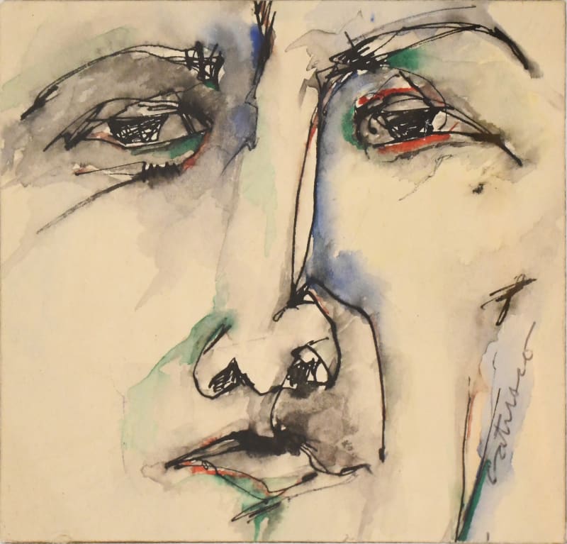 self portrait of Louis Catusco