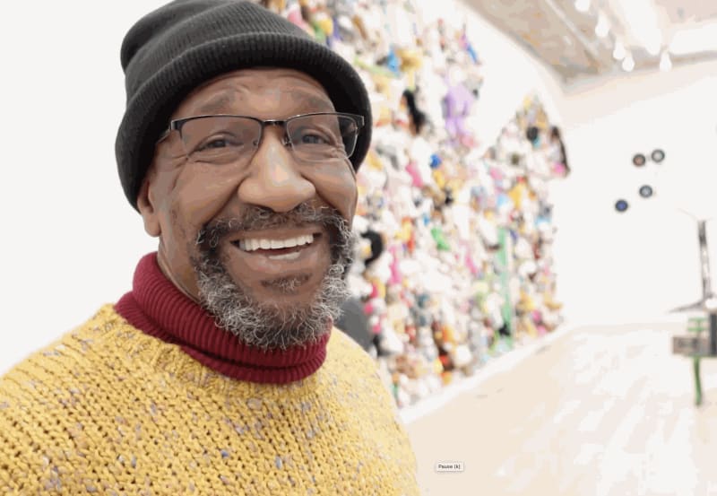 Tyree Guyton I AIN’T PLAYIN at MARTOS GALLERY, James Kalm