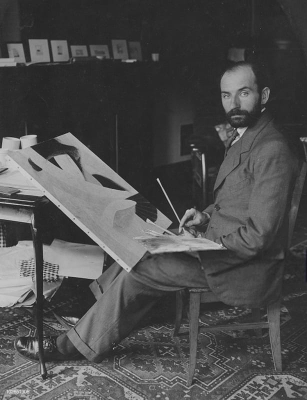 Swiss painter Jean Crotti (1878-1958) navigated artistic movements. Early training gave way to Cubism and Orphism. World War I led him to New York, where he dabbled in Dada with Marcel Duchamp. Back in Paris, he married Suzanne Duchamp and co-founded the