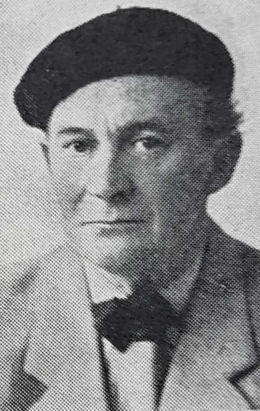 Portrait of the Swedish Surrealist artist Eric Cederberg