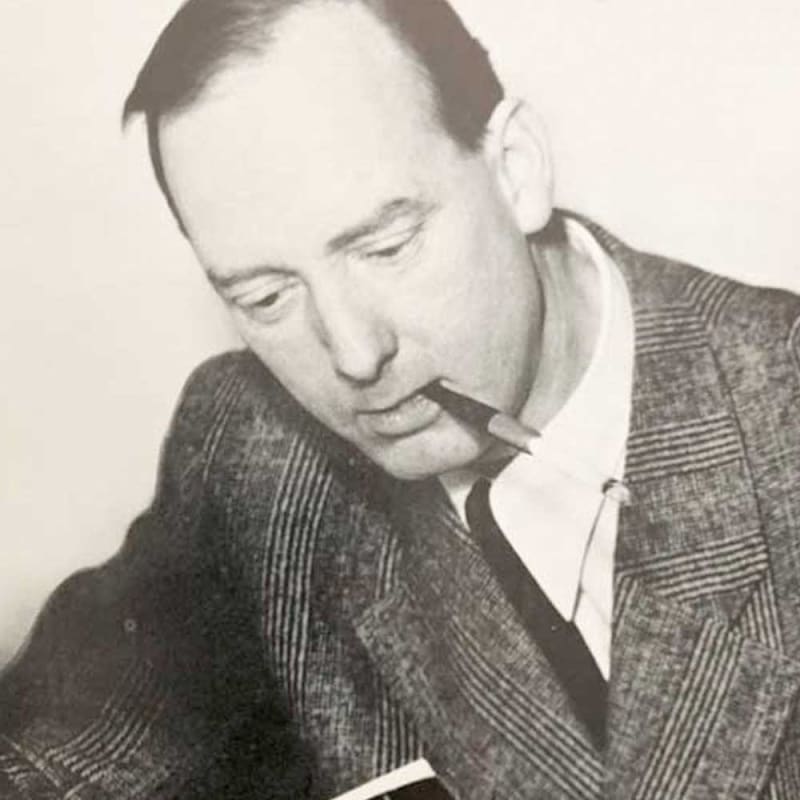 Portrait of the Surrealist Danish artist Vilhelm Bjerke-Petersen