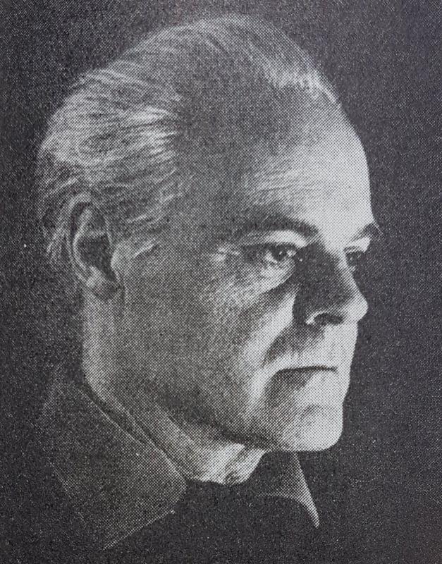 Portrait of the Swedish Surrealist artist Lambert Werner