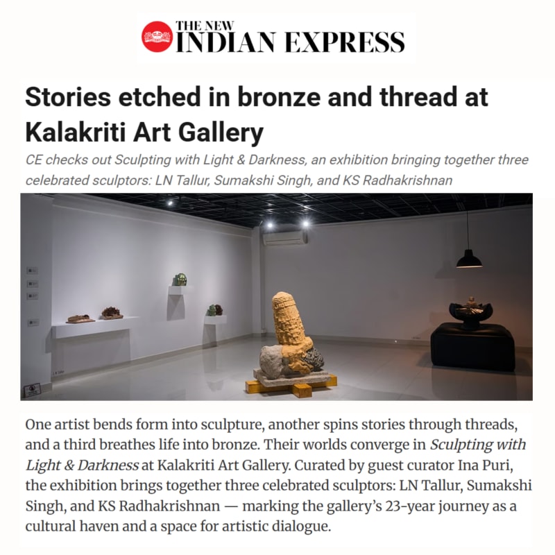 Stories etched in bronze and thread at Kalakriti Art Gallery, The New Indian Express
