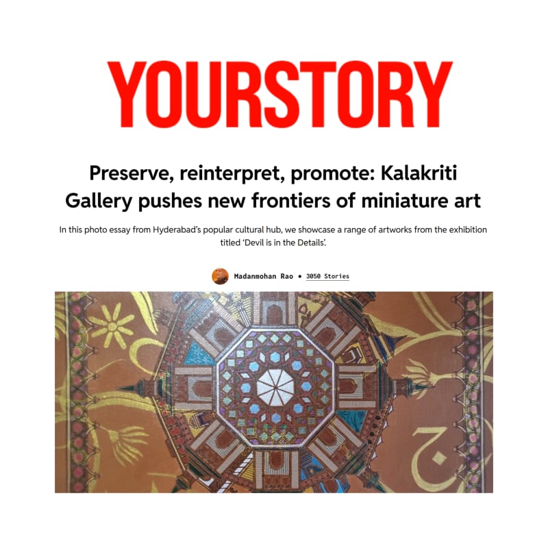Preserve, reinterpret, promote: Kalakriti Gallery pushes new frontiers of miniature art, Yourstory