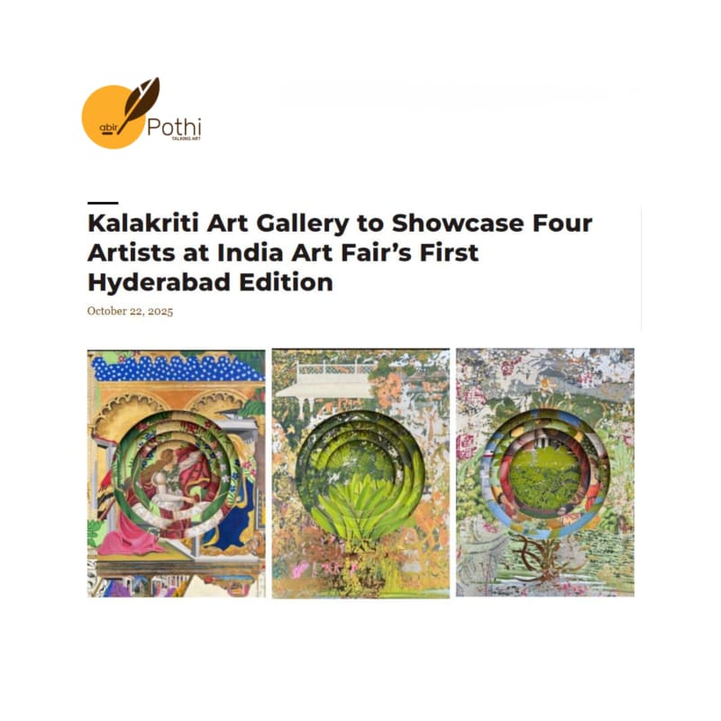 Kalakriti Art Gallery to Showcase Four Artists at India Art Fair’s First Hyderabad Edition, Abir Pothi