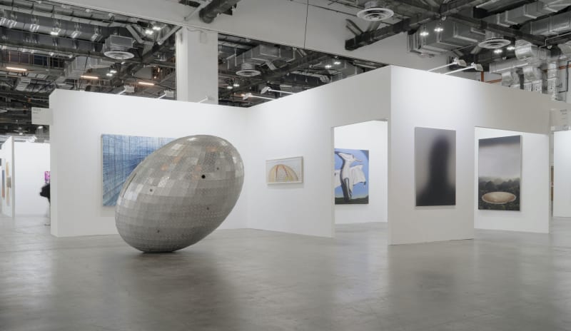 Installation view of BANK’s booth at Art SG, 2023. Courtesy of BANK.