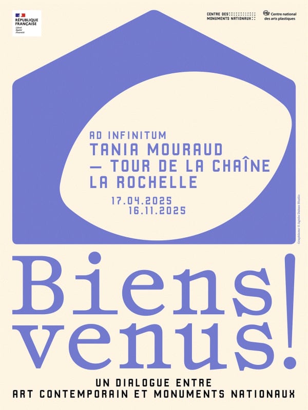 Tour de la Chaîne - La Rochelle exposition 2025 Tania Mouraud oeuvre d'art