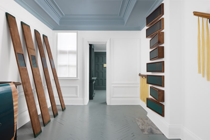 Antrea Tzourovits, Installation View of Hot, Cold, Pain, Pressure, 2024