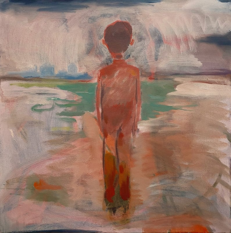 Jose Rafael Mendes, Untitled, Oil on canvas, 50 x 50 cm, 2022