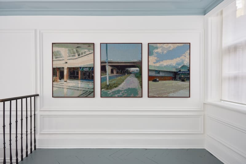 Installation View of, little dark age; everything was forever until it was no more, 2024