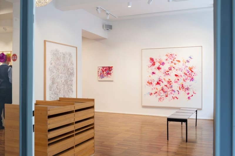Ich zeichne die Zeit, du malst den Moment, Ulrike Seyboth & Ingo Fröhlich, Galerie und Showroom 21