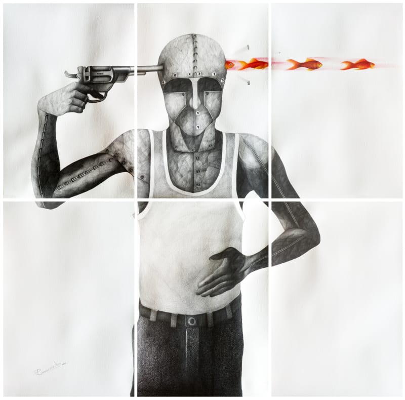 Metamorphosis , A solo exhibition of Phaneendra Nath Chaturvedi, Bikaner House, New Delhi