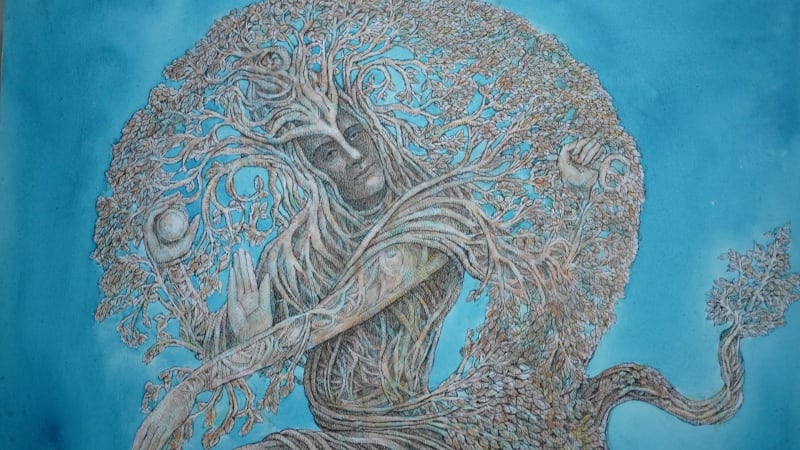 Meditation On Trees, Ompal Sansanwal