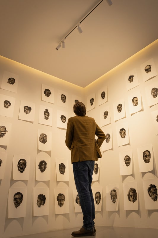 Mafalda d'Oliveira Martins drew the faces of 233 people who died in solitude in Lisbon